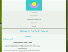 Tablet Screenshot of heilpraxis-dohnal.at
